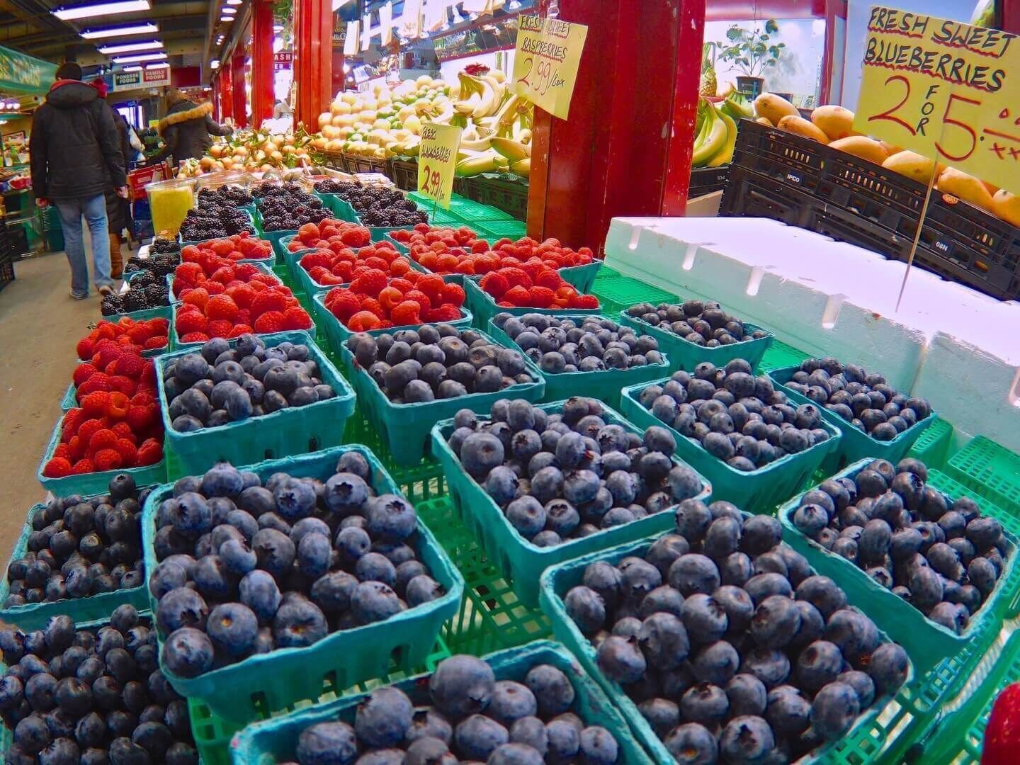 Zacht fruit voor retail en winkels